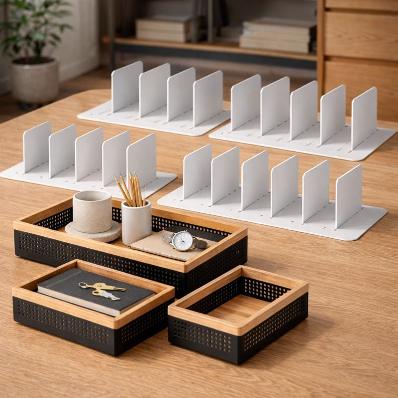 Combo Dualis: Separadores Verticales x4 + Set Organizadores