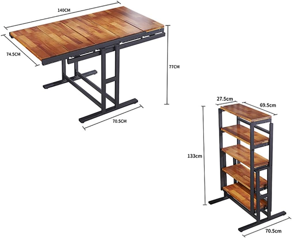 DUALIS™ Mesa Estantería 3-en-1