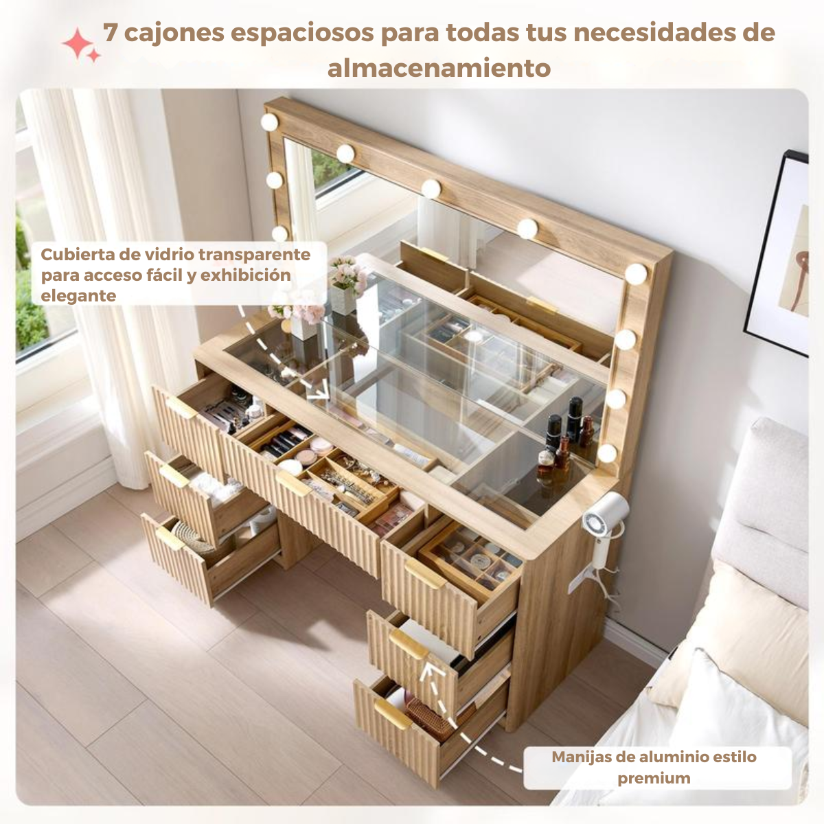 Tocador GlowDesk™