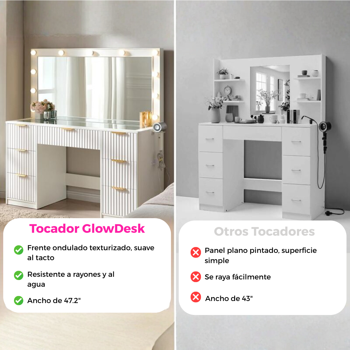 Tocador GlowDesk™