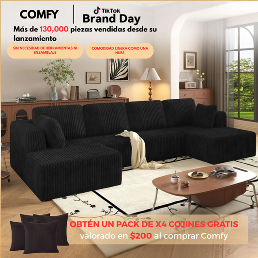 Sofá Modular Comfy™ | 3 en 1 (set completo)